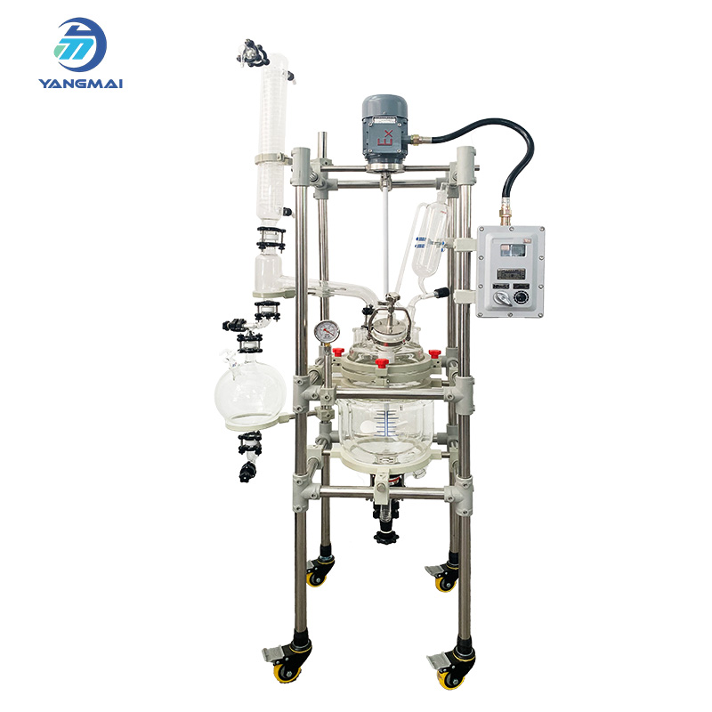 5L Jacketed Glass Reactor for Lab-Scale